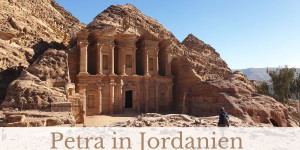 Beitragsbild des Blogbeitrags Petra – Die Wüstenstadt in Jordanien 