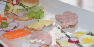 Beitragsbild des Blogbeitrags Belegte Brote: Lustige Brotideen für Kinder zu Ostern