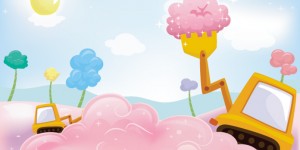 Beitragsbild des Blogbeitrags Ein Spielplatz aus Zuckerwatte