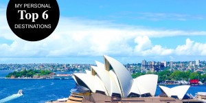 Beitragsbild des Blogbeitrags Travel Bucket List – my personal Top 6 destinations