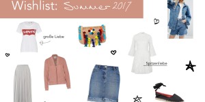 Beitragsbild des Blogbeitrags Wishlist: Summer 2017! 
