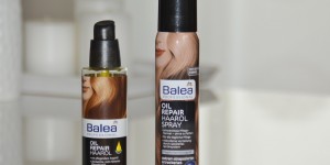 Beitragsbild des Blogbeitrags Balea Oil Repair Haaröl vs. Haaröl Spray