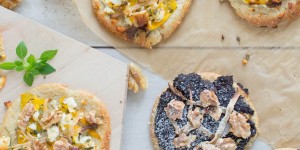 Beitragsbild des Blogbeitrags Low-Carb Minipizza süß und salzig 