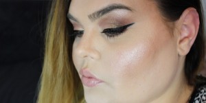 Beitragsbild des Blogbeitrags Glowy Make-Up Look with Bronzy Eyes 