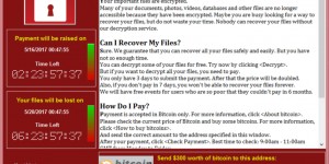 Beitragsbild des Blogbeitrags WannaCry: Zum Heulen - Cybersecurity ist unsere Achillesferse