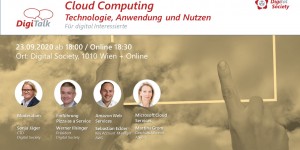 Beitragsbild des Blogbeitrags Nachlese DigiTalk „Cloud Computing – Technologie, Anwendung und Nutzen“