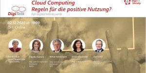 Beitragsbild des Blogbeitrags Nachlese DigiTalk „Cloud Computing – Regeln für die positive Nutzung?“ 