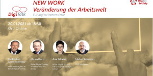 Beitragsbild des Blogbeitrags Nachlese DigiTalk NEW WORK 1 – Wie verändert die digitale Transformation unsere Arbeitswelt?