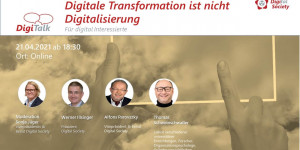 Beitragsbild des Blogbeitrags Nachlese DigiTalk „Digitale Transformation ist nicht Digitalisierung“