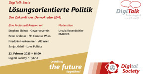 Beitragsbild des Blogbeitrags Nachlese DigiTalk “Lösungsorientierte Politik”