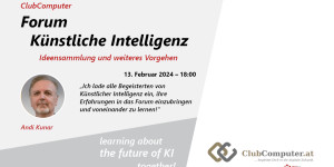 Beitragsbild des Blogbeitrags Forum Künstliche Intelligenz