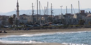 Beitragsbild des Blogbeitrags der Strand von Rethimnon Kreta