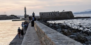 Beitragsbild des Blogbeitrags der Alte Hafen von Chania