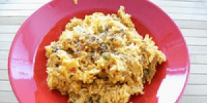 Beitragsbild des Blogbeitrags Bio-veganes Reisfleisch - Indien (Rezept für 2 Personen) 