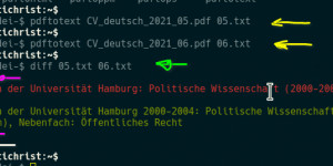 Beitragsbild des Blogbeitrags diff