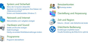 Beitragsbild des Blogbeitrags Windows Systemsteuerung (Windows 10; Windows 11?)