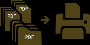Beitragsbild des Blogbeitrags Mehrere PDF-Dokumente drucken