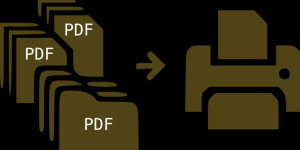 Beitragsbild des Blogbeitrags Mehrere PDF-Dokumente drucken 