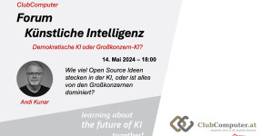 Beitragsbild des Blogbeitrags Nachlese: Forum Künstliche Intelligenz 14.05.2024 