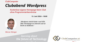 Beitragsbild des Blogbeitrags Nachlese: Clubabend WordPress 13.06.2024