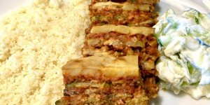 Beitragsbild des Blogbeitrags Moussaka vom Grünkern: Urlaub für Zuhause
