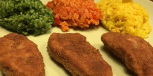 Beitragsbild des Blogbeitrags Gesund-Wachsen-Reis mit Puten-Nuggets und Lachs-Fischstäbchen 