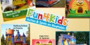 Beitragsbild des Blogbeitrags „Fun4Kids“ bringt Hüpfburg-Action auf den Hauptplatz 