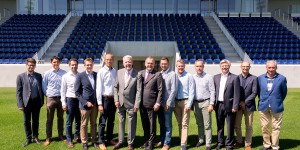 Beitragsbild des Blogbeitrags Symbolische Schlüsselübergabe für das neue Stadion