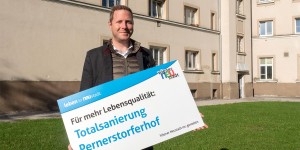 Beitragsbild des Blogbeitrags Wiener Neustadt: Pernerstorferhof wird generalsaniert 