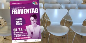 Beitragsbild des Blogbeitrags Internationaler Frauentag 2020: Frauen auf die Bühne!