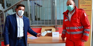 Beitragsbild des Blogbeitrags Rotary Club Wiener Neustadt spendete Schutzmasken