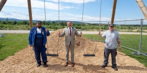 Beitragsbild des Blogbeitrags Beim Achtersee entsteht ein großer Kinderspielplatz