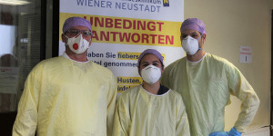 Beitragsbild des Blogbeitrags Landesklinikum: Pandemie-Ambulanz & Entry-Checkpoint