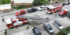 Beitragsbild des Blogbeitrags Wiener Neustadt: Brand in der Spitalsgasse