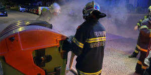 Beitragsbild des Blogbeitrags Wiener Neustadt: Brand eines Altpapiercontainers 
