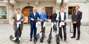 Beitragsbild des Blogbeitrags Wiener Neustadt: so funktioniert der E-Scooter Verleih in der Innenstadt