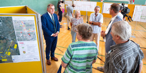 Beitragsbild des Blogbeitrags Mehr als 400 Besucher bei Präsentation zur B54-Unterführung