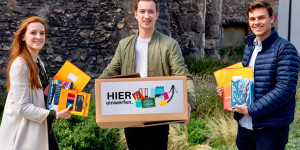 Beitragsbild des Blogbeitrags JVP sammelte Schulmaterial für den guten Zweck