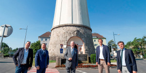 Beitragsbild des Blogbeitrags Wiener Neustadt: regelmäßige Wasserturm-Führungen ab April