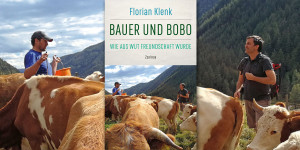 Beitragsbild des Blogbeitrags „Bauer und Bobo“ – Florian Klenk in der Bibliothek im Zentrum