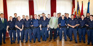 Beitragsbild des Blogbeitrags Wiener Neustadt: Empfang im Rathaus für PolizistInnen