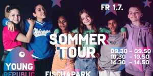 Beitragsbild des Blogbeitrags Schulschluss: Kids-Band „Young Republic“ rockt den Fischapark 