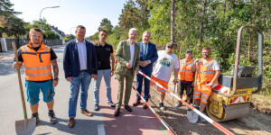 Beitragsbild des Blogbeitrags Kein „Wildparken“ mehr: neue Parkplätze entlang der Badener Straße