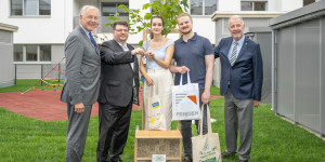 Beitragsbild des Blogbeitrags Wiener Neustadt: 93 Schlüssel an MieterInnen übergeben