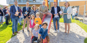 Beitragsbild des Blogbeitrags Neuer Kindergarten „Am Haidbrunnen“ feierlich eröffnet 