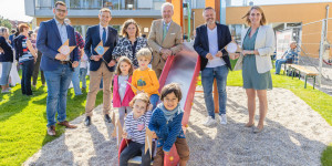 Beitragsbild des Blogbeitrags Neuer Kindergarten „Am Haidbrunnen“ feierlich eröffnet