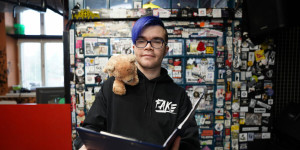 Beitragsbild des Blogbeitrags „Löwenherz-Slam“: Poetry Slam und Workshop im Triebwerk