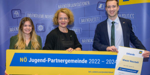 Beitragsbild des Blogbeitrags Zertifizierung: Wiener Neustadt weiterhin „NÖ Jugendpartnergemeinde“ 