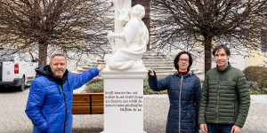 Beitragsbild des Blogbeitrags Wiener Neustadt: Pestkreuz bei der Vorstadtkirche restauriert