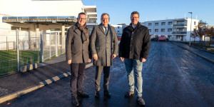 Beitragsbild des Blogbeitrags Neue Straße für Kindergarten in der Fischabachsiedlung